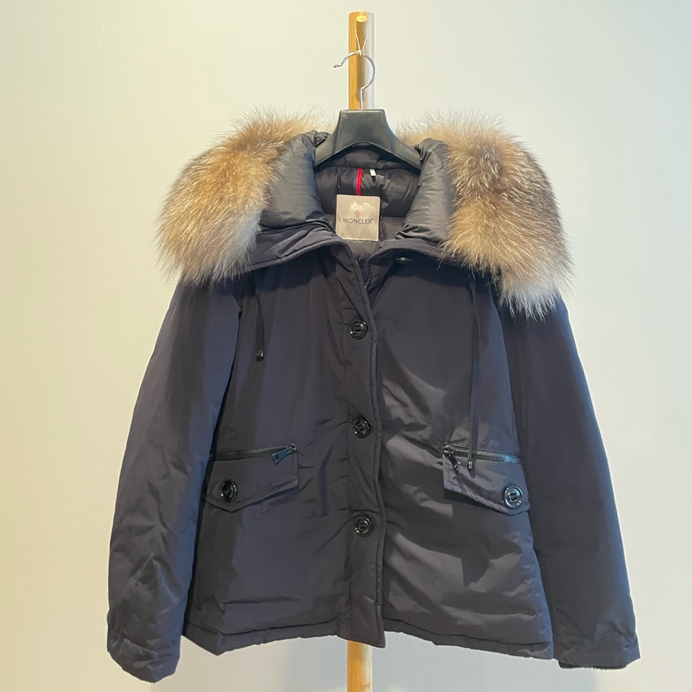 Moncler Malus Fox Fur Jacket